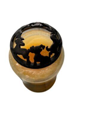 Vintage Yankee Candle Running Dogs Candle Topper